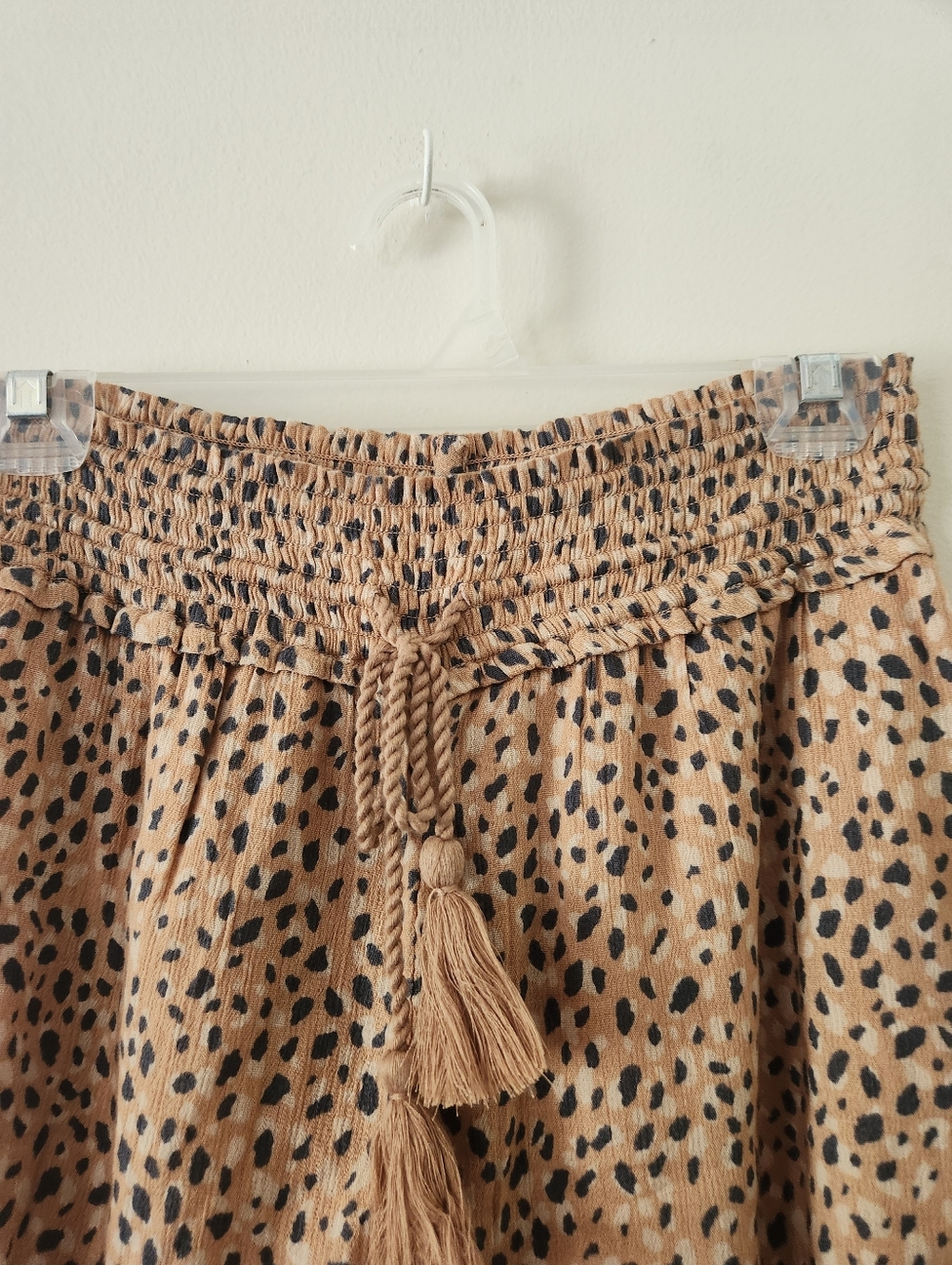 Abercrombie & Fitch Leopard Print Wide Leg Pants - Picture 5 of 9